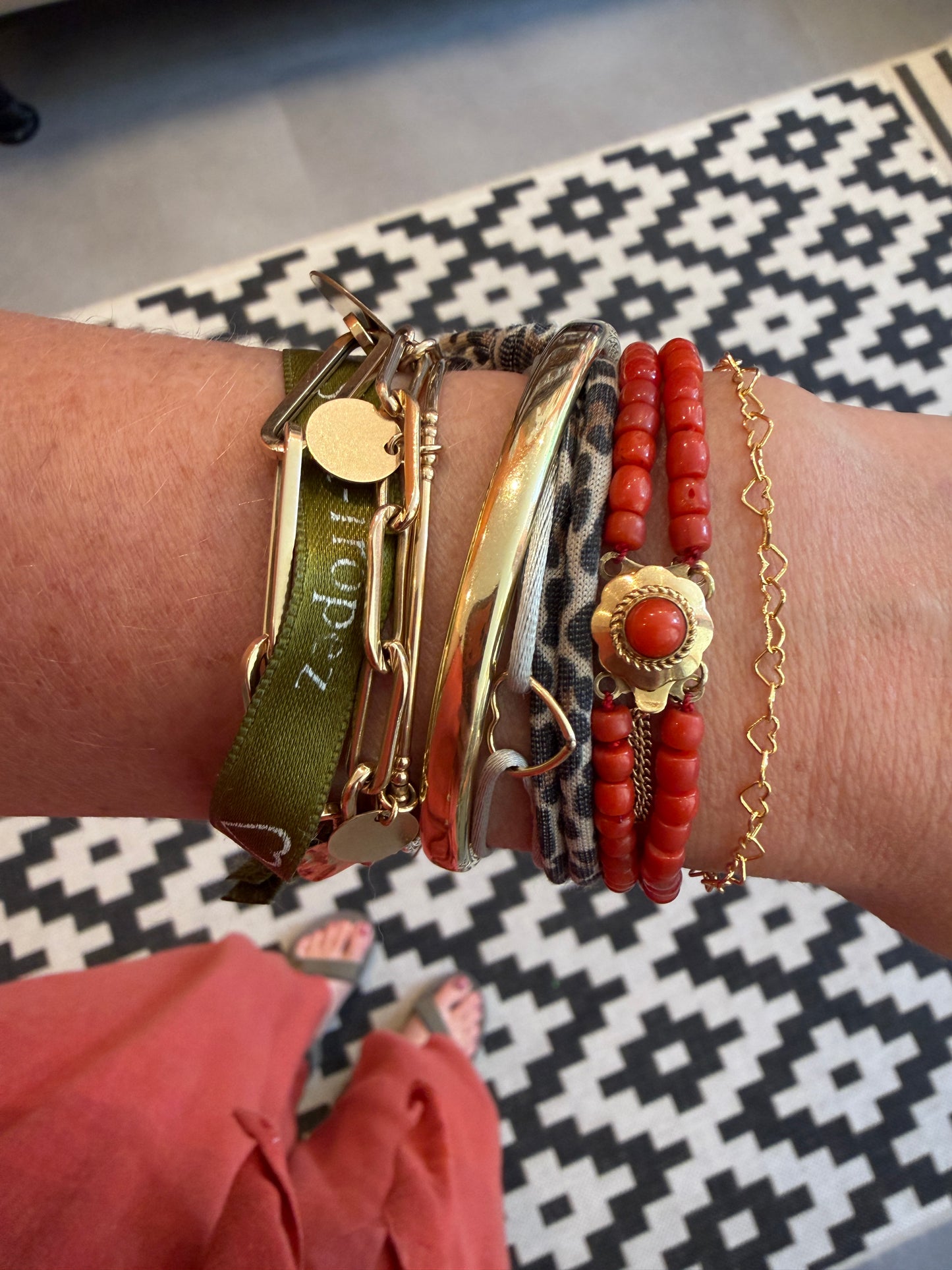 Armband hartjes